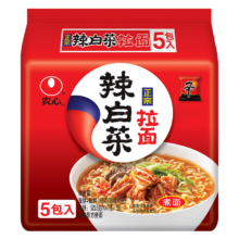农心 辣白菜拉面 五连包 120g*5包