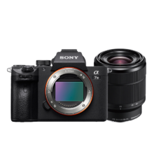 再降价、PLUS会员：SONY 索尼 Alpha 7 III 全画幅 微单相机 黑色 FE 28-70mm F3.5 OSS 变焦镜头 单头套机