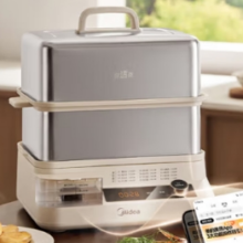 Midea 美的 电蒸锅不锈钢16.5L