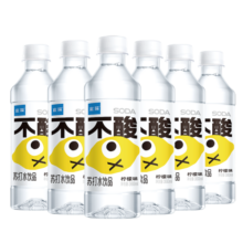 宜简苏打水柠檬味果味无汽无糖饮料0糖0脂0卡柠檬水整箱 360ml*12瓶