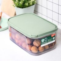 Citylong 禧天龙 保鲜盒抗菌冰箱保鲜盒塑料储物盒密封盒生鲜蔬菜水果冷藏冷冻盒 抗菌-手环软盖4.3L