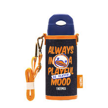 THERMOS 膳魔师 儿童保温杯 400ml（牛仔蓝杯套）