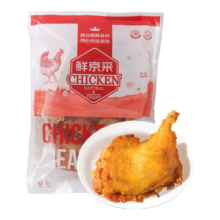 京东PLUS：鲜京采 巨无霸大鸡腿500g 奥尔良鸡全腿 熟冻品 两只装 空气炸锅食材