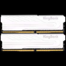 金百达（KINGBANK）32GB(16GBX2)套装 DDR4 3200 台式机内存条长鑫颗粒 银爵 C16