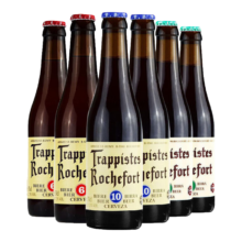 罗斯福（Rochefort） 比利时进口精酿啤酒10号、8号、6号 组合装330*6瓶