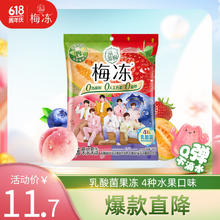 LIUM 溜溜梅 乳酸菌果汁果冻300g 蒟蒻果汁梅冻0脂肪0防腐剂儿童健康休闲零食