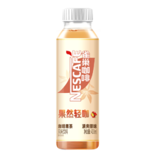 plus会员、需首购：雀巢果然轻咖咖啡果茶风味饮料原味410ml*15瓶
