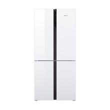 SIEMENS 西门子 497L十字门家用冰箱白色玻璃超薄嵌入A220C