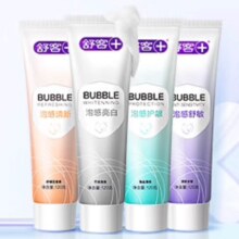 PLUS会员:舒客 小苏打牙膏 泡感120g*2支+专效120g*2支+旅行装20g*2