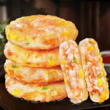 需首单、PLUS：珍百年 果蔬虾饼 480g （160g*3袋）儿童早餐