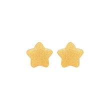 minGR 明牌珠宝 AFH0059 星星足金耳钉