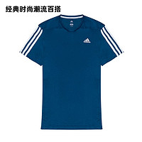 adidas 阿迪达斯 男款运动速干休闲时尚短袖T恤 CZ2345