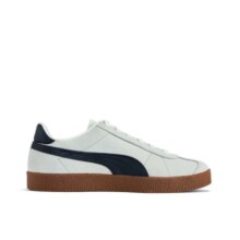 彪马（PUMA）【德训鞋】官方  T字头男女同款情侣鞋复古低帮板鞋 CLUB 381111 米白色-黑色-金色-08 40