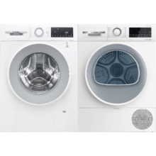 预售、PLUS会员：BOSCH 博世 云朵白主推洗烘套10KG大容量全自动洗衣机热泵烘干152000+252U0A