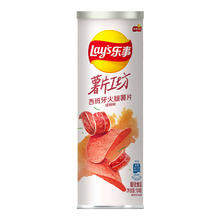Lay's 乐事 薯片工坊西班牙火腿薯片咸鲜味104g×1罐休闲凑单零食