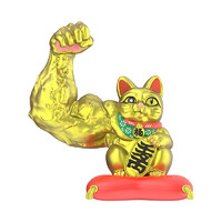 TOP TOY 潮玩积木 大力猫猫系列手办 款式自选 明盒