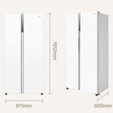 预售、PLUS会员：Midea 美的 MR-549WUKPZE 对开门冰箱 523升 60cm超薄
