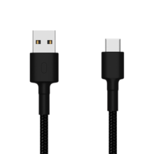 小米 原装USB-C数据线100cm 黑色 编织线版 100cm 支持快充 适配小米手机