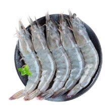 国联超大号白虾净重1.4kg40-55只国产基围海虾白对虾海鲜大虾