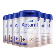 爱他美（Aptamil）德国白金版HMO 幼儿配方奶粉1+段(1岁以上)800g 6罐箱装 德爱白金