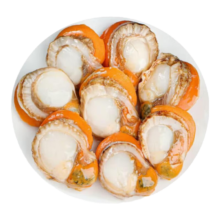 福字号 冷冻扇贝肉带黄带卵1000g 粉丝扇贝原料海鲜水产烧烤食材家庭装*7