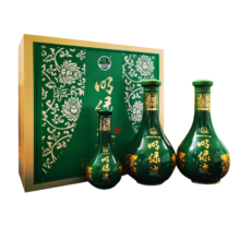 明光酒 明绿液礼盒装42度明绿香型白酒 450mL 2瓶 +150mL
