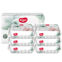 HUGGIES 好奇 天然植物小森林 棉柔巾 80抽*6包（干湿两用）