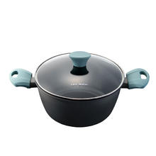Cate Maker 卡特马克 汤锅北欧麦饭石色 电磁炉燃气通用煲煮粥 22cm 轻奢