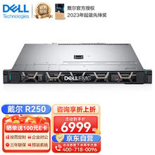 DELL 戴尔 1U单路ERP存储主机 至强E-2314 4核 2.8G丨8G ECC丨1*1T桌面硬盘