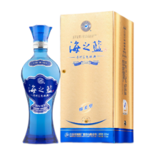PLUS会员、店铺会员：洋河 海之蓝 蓝色经典 52度 375mL
