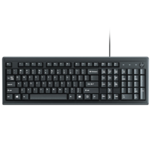 HP 惠普 K100 104键 有线薄膜键盘 黑色