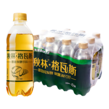 PLUS会员：秋林格瓦斯 俄罗斯风味 面包发酵饮料 350ml*12瓶 整箱装 *2件