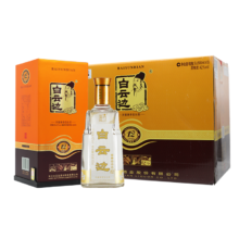 白云边12年 白酒 浓酱兼香型4 42度 500mL 6瓶 整箱装（赠小酒3瓶）