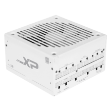 先马（SAMA）XP850W雪装版 ATX3.0白金牌机箱电脑电源台式机白色 PCIE5.0/智能ECO风扇/压纹线/支持4090显卡