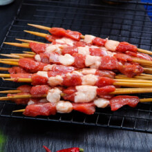 PLUS会员：臻选客 孜然羔羊肉串 400g（约30串）*4件