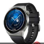 京东百亿补贴、plus会员：华为HUAWEI WATCH GT 3 Pro 黑色氟橡胶表带 46.6mm表盘 健康管理 微信手表版