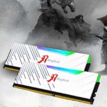 金百达（KINGBANK）32GB(16GBX2)套装 DDR5 6400 台式机内存条海力士M-die颗粒 白刃RGB灯条 C32