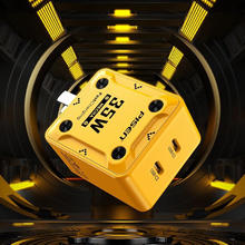 PISEN 品胜 机甲黄系列 氮化镓充电器 45W 单头 2C口