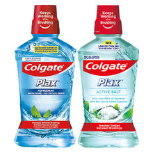 88VIP会员：Colgate 高露洁 进口盐白酷爽清新漱口水500ml*2瓶0酒精无刺激减少口腔细菌