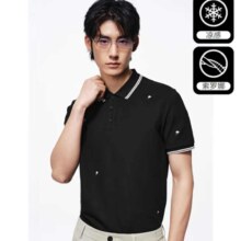需入会、GXG男装 索罗娜凉感 满身刺绣polo