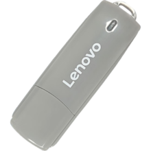Plus会员、概率券：联想（Lenovo）128GB USB3.2 U盘帽盖设计 时尚便携 SS260系列学习办公电脑通用 灰色