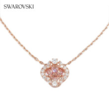 施华洛世奇（SWAROVSKI）四叶草项链玫瑰金色5514488七夕情人节礼物送女友SWAROVSKI