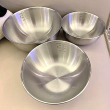 BAICHANG 百畅 304食品级不锈钢和面盆洗菜打蛋盆家用厨房凉拌沙拉料理盆直边盆 不锈钢17cm银色 无规格