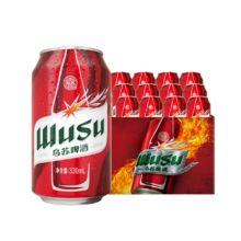 plus会员:乌苏啤酒 330mL *12罐 *2件