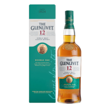 京东PLUS：THE GLENLIVET 格兰威特 12年 单一麦芽 苏格兰威士忌 40%vol 700ml