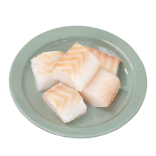 plus会员：鲜京采 冷冻大西洋真鳕鱼块1kg/袋