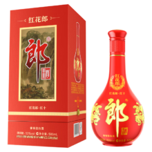 plus会员：郎酒红花郎·红十第四代 酱香型白酒 53度 500mL 1瓶