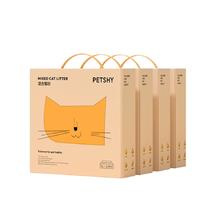 京东PLUS：petshy 百宠千爱 混合猫砂 2.5kg*4包
