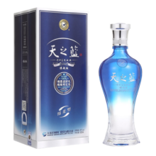 洋河 蓝色经典 天之蓝 42度 520ml 单瓶装 绵柔浓香型白酒