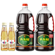 欣和 生抽 六月鲜特级酱油1.8L*2瓶+清香米醋190ml*2瓶 提鲜组合装